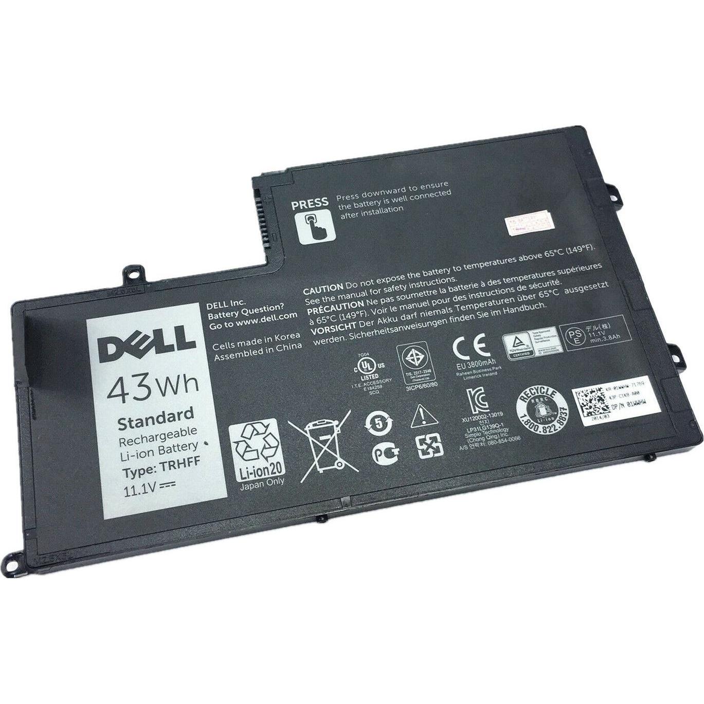 Dell Battery, 43WHR, 3 Cell (3 Zellen), Notebook Akku