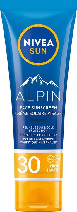 Image du produit NIVEA Sun Alpin Crème solaire pour le visage (Crème solaire visage, SPF 30, 50 ml, 69 g)