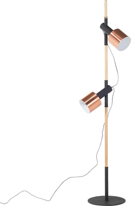 Produktbild Beliani Stehlampe Verstellbare Lampe mit schwarzem Holz OWENS (E27)