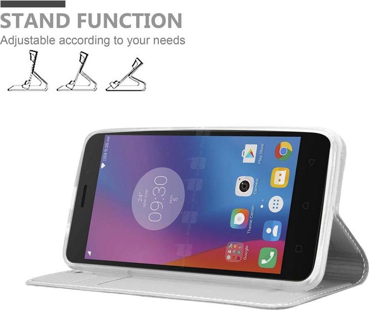 Actual product image Cadorabo Book Classy Style Cover (K6, Lenovo K6 Power)