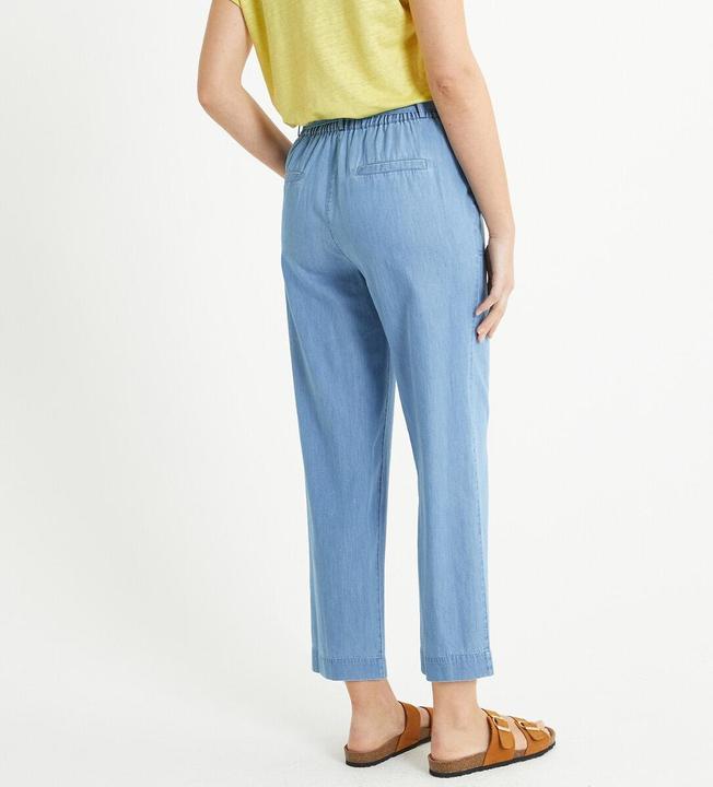 Actual product image Anne Weyburn Wide trousers in light denim