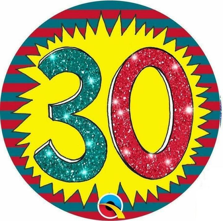 Produktbild Rachel Ellen Abzeichen zum 30. Geburtstag