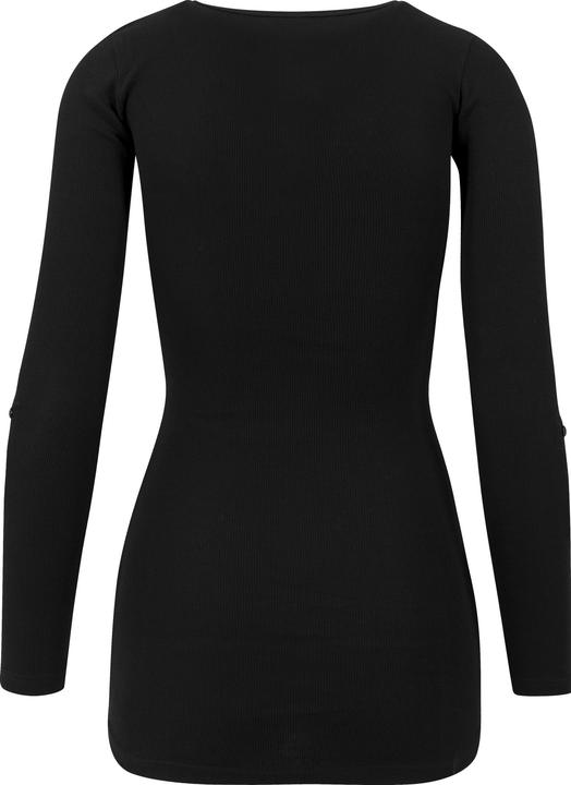 Produktbild Urban Classics Ladies Long Rib Pocket Turnup Tee (M)