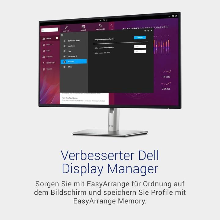 Actual product image Dell P2725H (1920 x 1080 pixels, 27")
