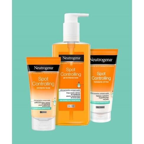 Immagine prodotto Neutrogena Spot Controlling Facial Moisturizer 50ml + Cleansing Gel 200ml (200 ml, Tonico per il viso)