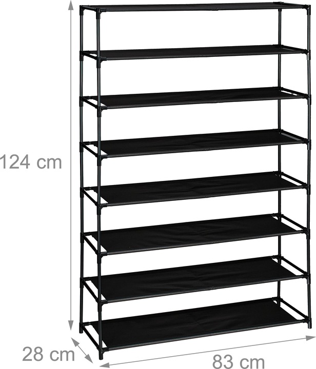 Actual product image Relaxdays Shoe rack (83 x 28 x 124 cm)