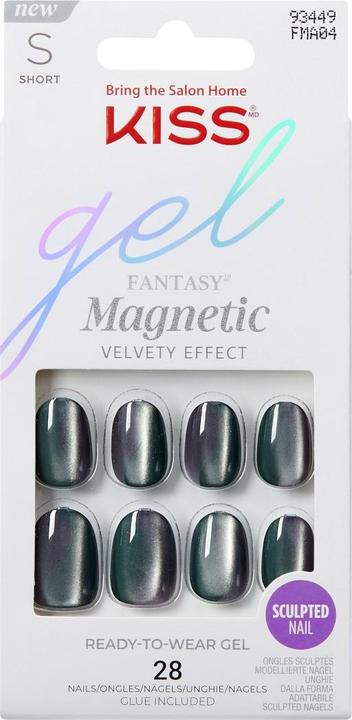 Productafbeelding KISS Gel Fantasy Magnetic Gel Nails - 28 Pieces (Kunstnagels)
