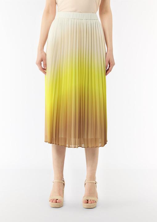 Actual product image Comma Rock Rock mit Plisseefalten und All-over-Print (36)