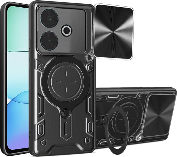 Techsuit - CamGuard Pro - Xiaomi Redmi 13 / Poco M6 4G - Black (Xiaomi Redmi 13)