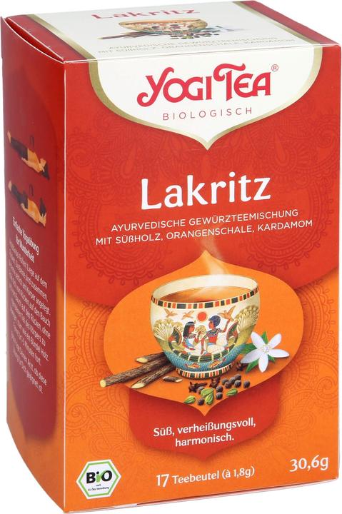 Yogi Tea Lakritz ayurverdische Gewürzteemischung, 17 St. Filterbeutel (30.60 g)