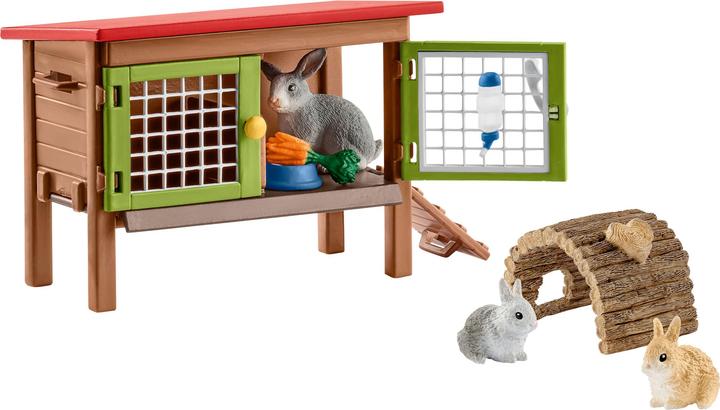 Actual product image Schleich Rabbit hutch