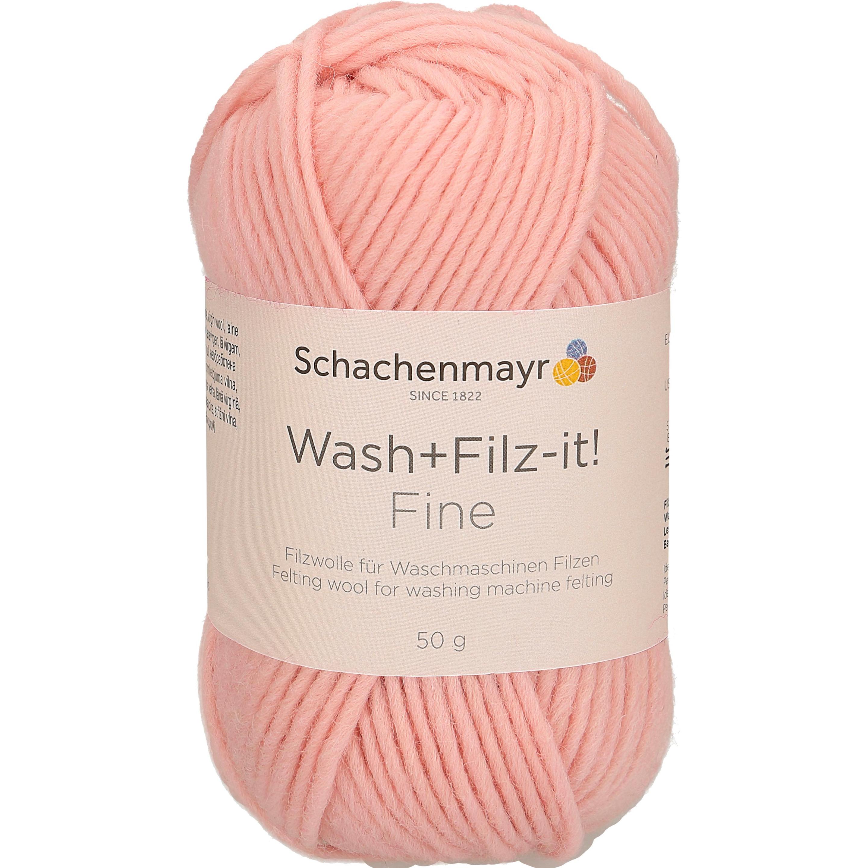 Thumbnail - Schachenmayr Wash + Filz-it! Fine, 50 g, ca. 100 m, Garn + Wolle, Silber