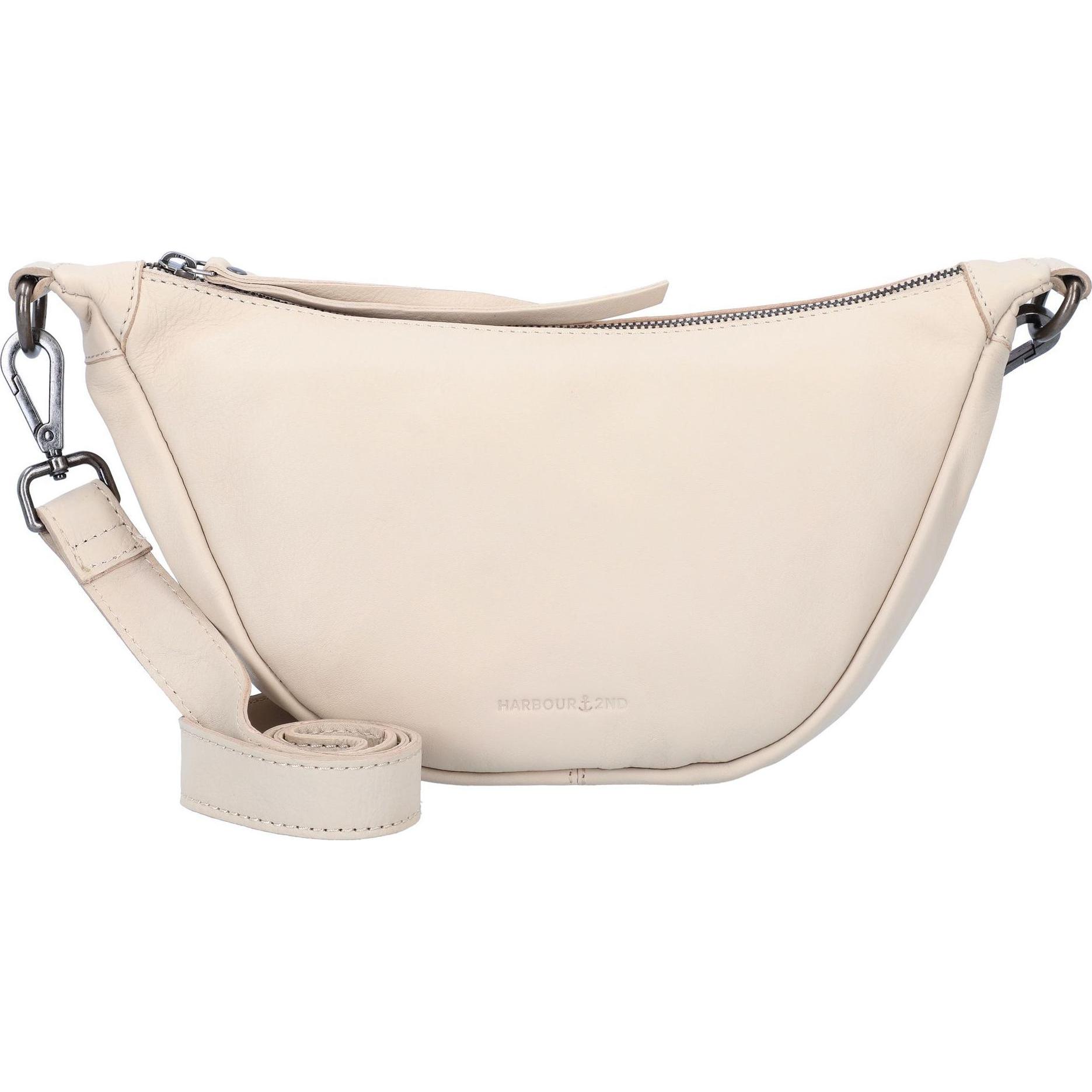 Harbour 2nd, Handtasche, Just Pure Umhängetasche Leder 31 cm, Beige