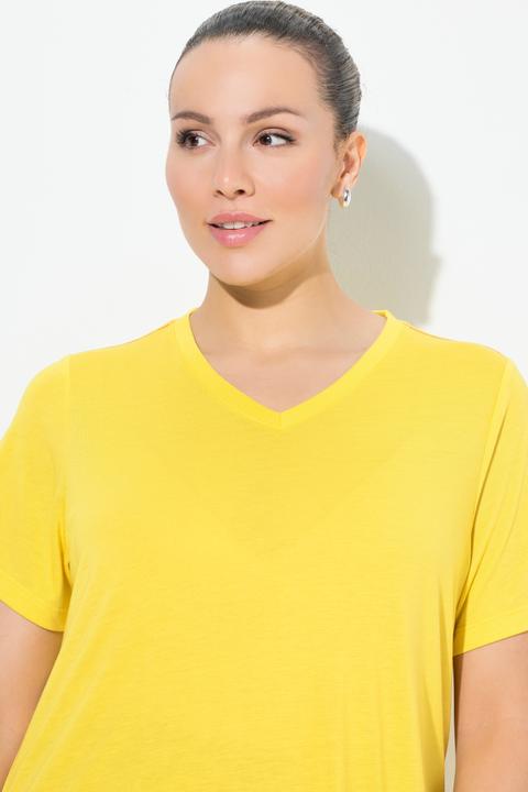 Produktbild Ulla Popken Funktionsshirt, antibakteriell, V-Ausschnitt, Halbarm (46, 48)