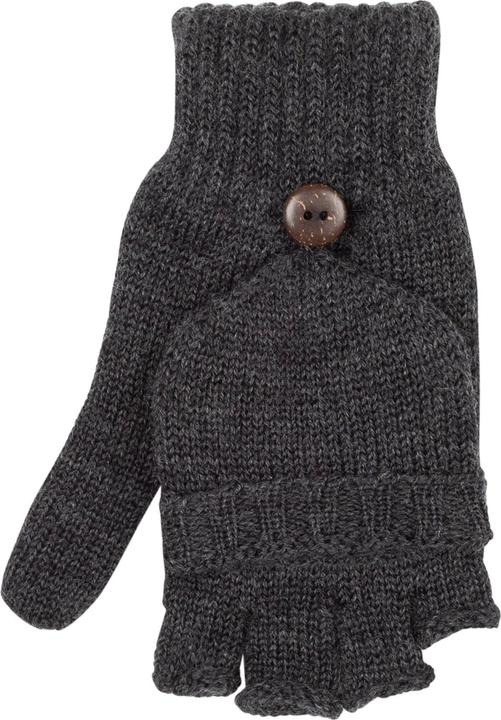 Produktbild PurePure Erwachsenen Handschuhe Halbfinger mit Klappe - anthrazit (8)