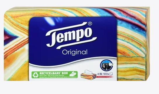 Actual product image Tempo box of tissues