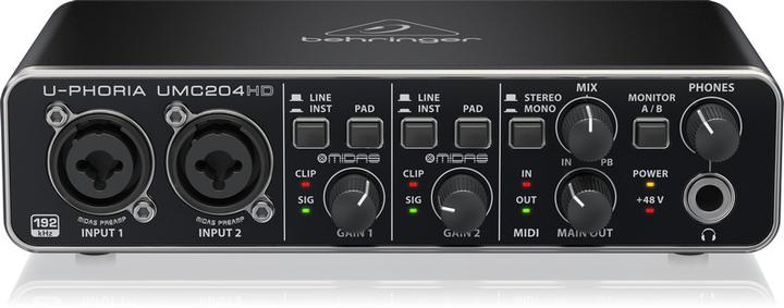 Actual product image Behringer U-Phoria UMC204HD (USB)