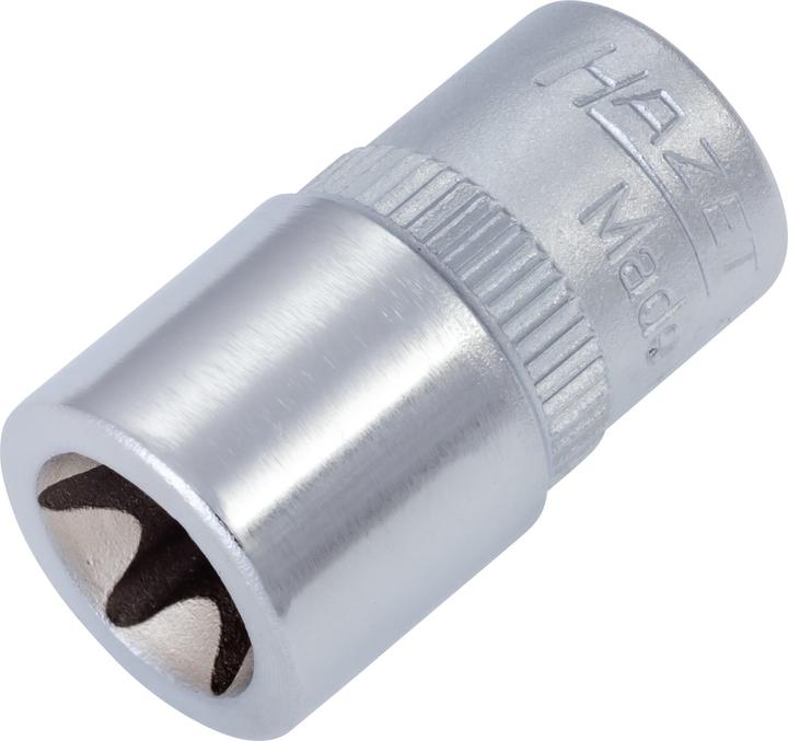 Actual product image HAZET Socket ∙ TORX 850-E11 ∙ Square, hollow 6.3 mm (1/4 inch) ∙ Outside TORX profile ∙ E11