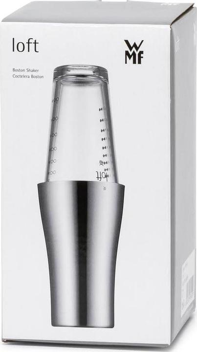 Produktbild WMF Edelstahl Cocktail Shaker Bar Set Handshaker Rührglas 2tlg 600ml Clever&More (Cocktail Shaker, Rührglas)