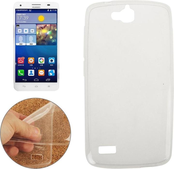 Actual product image König Design Huawei Honor 3C Case Transparent Silicone Case Clear Mobile Phone Cover (Honor 3)