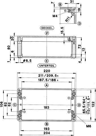 Produktbild Bernstein 1230000000 (Gehäuse)