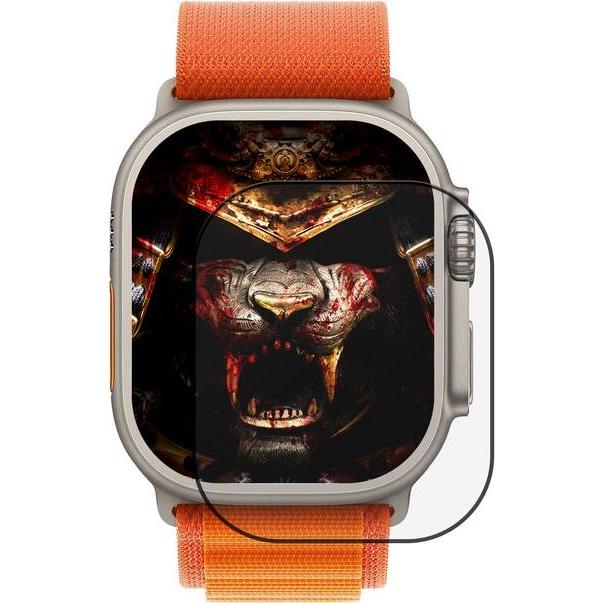 Protectorking 1x Echtes Tempered 9H Panzerhartglas 3D KLAR, Smartwatch Schutzfolie