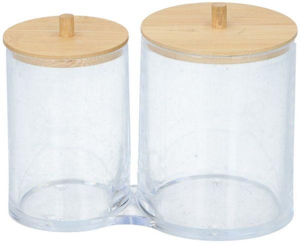 Actual product image Cosmetic organizer with bamboo
