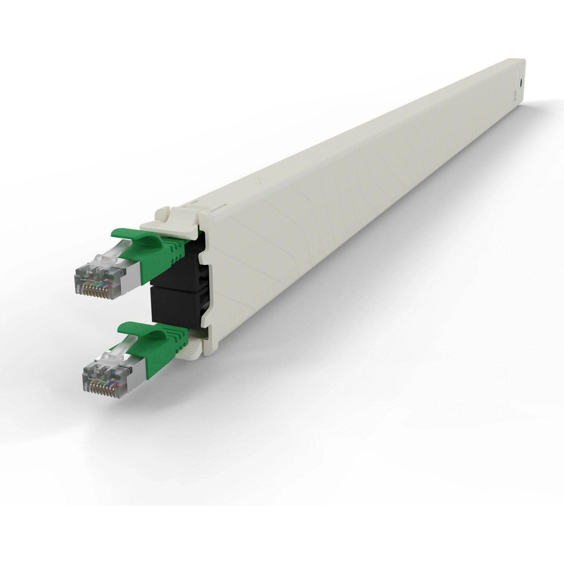 Thumbnail - PATCHBOX one / Cassette / 30RU / Cat 6A, STP, 1.8 m, Grün (STP, CAT6a, 1.80 m), Netzwerkkabel