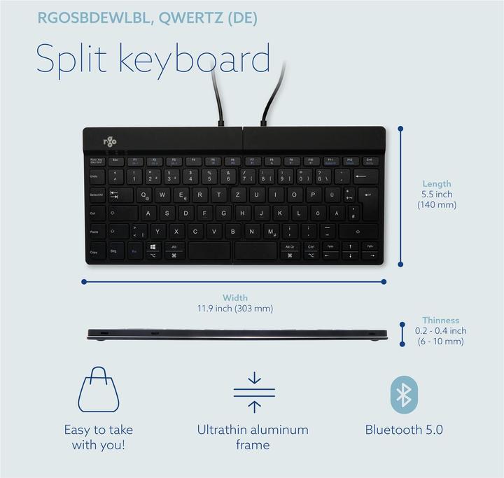 Productafbeelding R-Go Tools R-Go Split Break Ergonomisch (DE, Draadloze)