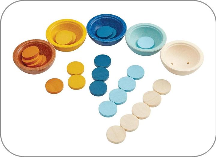 Image du produit Plantoys Gobelets de tri et de comptage Orchard