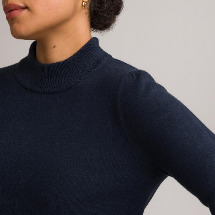 Actual product image Anne Weyburn Stand-up collar jumper in soft knitwear (40, 42)