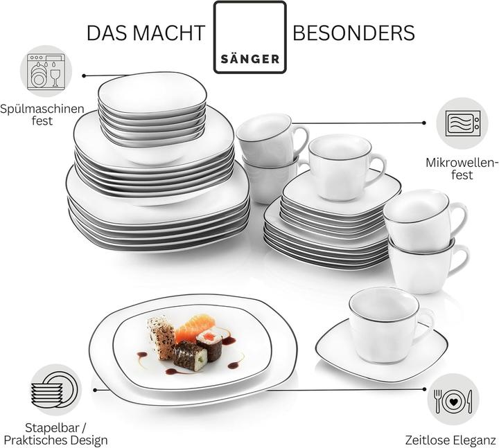 Produktbild Sänger Geschirr Geschirrservice Bilgola (36 Stk.)