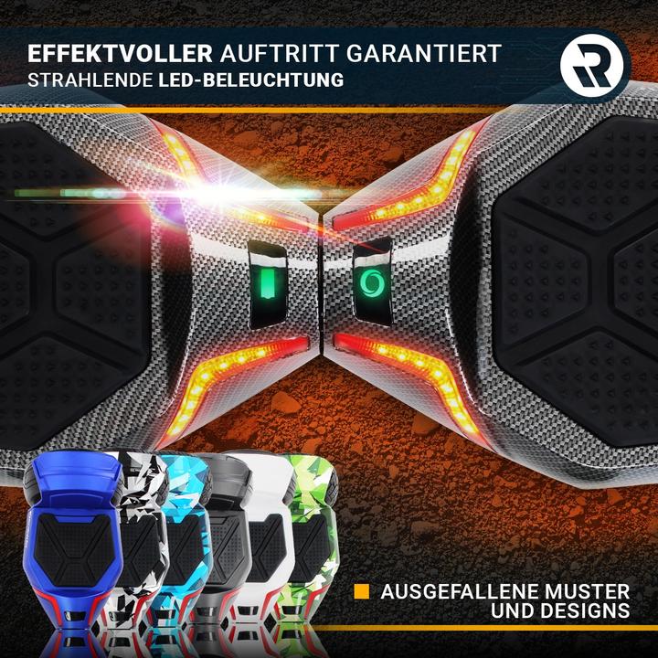 Actual product image Robway Hoverboard X2 E-Balance Board Scooter Electric Scooter Smart Self Balance (Woodland Camo