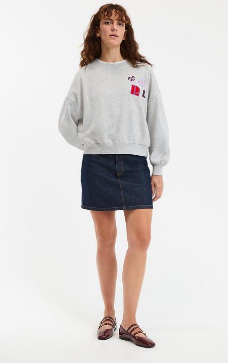 Produktbild La Redoute Collections Sweatshirt mit Aufnähern (XS)