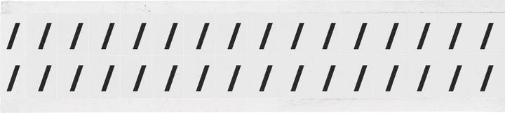 Actual product image Brady W75 Series labels with numbers and letters (1.40 cm)