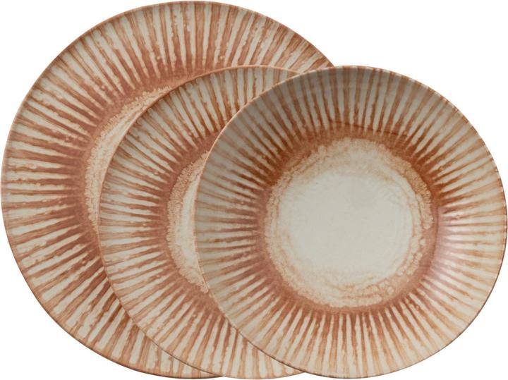 Rosenthal Arthur Krupp Stoneware Sunlight Red Dinnerset 12tlg (12 Stk.)