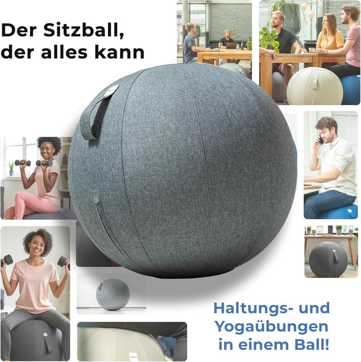 Image du produit Backerz Ergonomischer Sitzball für Büro und Homeoffice (65 cm) (65 cm)