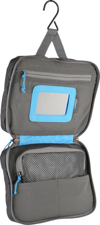 Actual product image Lifeventure Wash Bag, Small, Grey (Packing system)