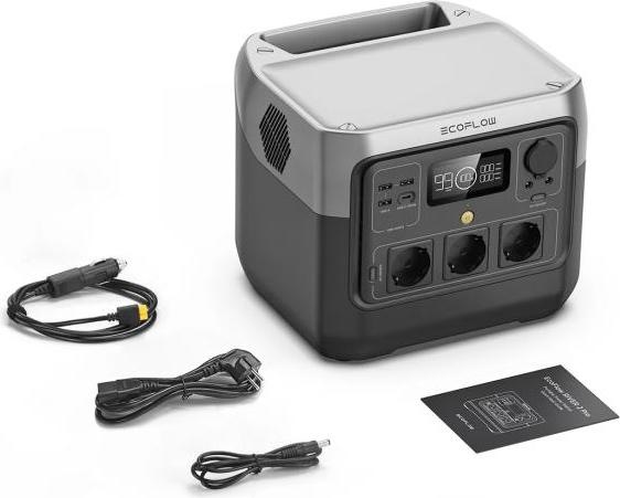 Produktbild EcoFlow River 2 Pro Powerstation mit 110W Solarpanel