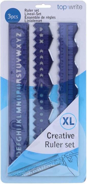 Craft Righello 30cm Set 3 pezzi (30 cm)