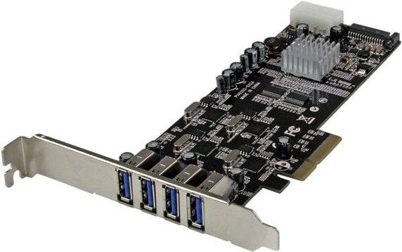 Actual product image StarTech 4 Port PCIe Quad Bus USB 3.0 Card
