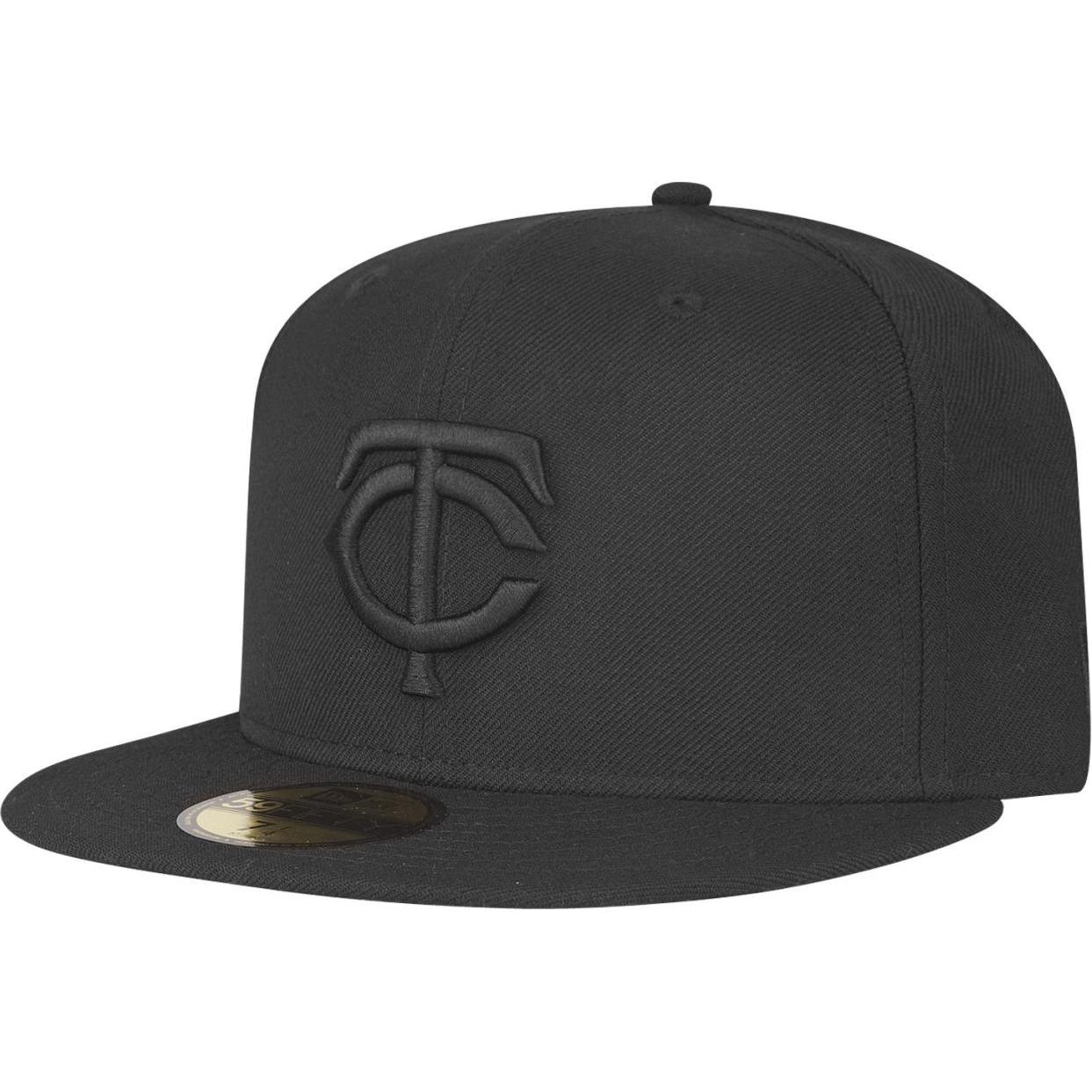 Thumbnail - New Era, Herren, Cap, 59Fifty Cap - MLB BLACK Minnesota Twins - 7 3/4, Schwarz, (7 3/4)
