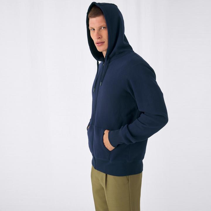 Immagine prodotto B&C Felpa con cappuccio con zip a tutta lunghezza (L)