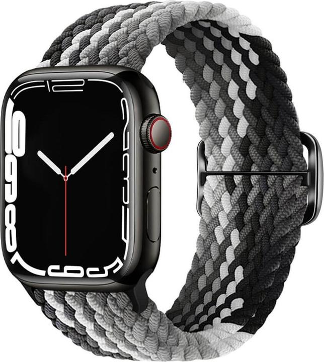 Produktbild Cover-Discount Apple Watch 44/45/46/49mm - Nylon Stoff Ersatzarmband geflochten (Nylon)