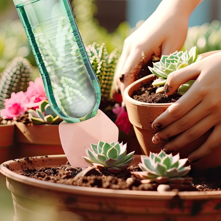 Actual product image Relaxdays 4x clay cone (Clay cone irrigation)