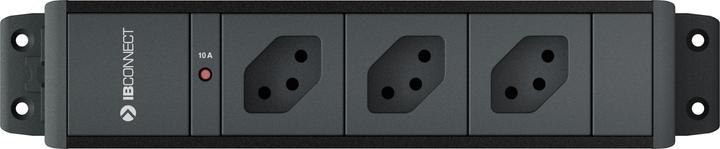 Image du produit IB Connect CUBO bloc de prises noir 3x type 13 (3x, Type 13)