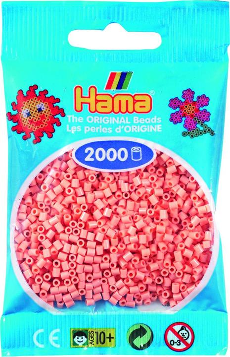 Produktbild Hama mini perler 2000stk mat rosa