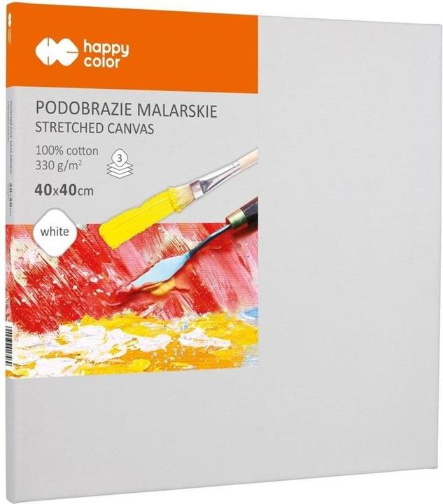 Produktbild GDD Baumwollleinwand 40x40cm GLÜCKLICHE FARBE (40 x 40 cm)