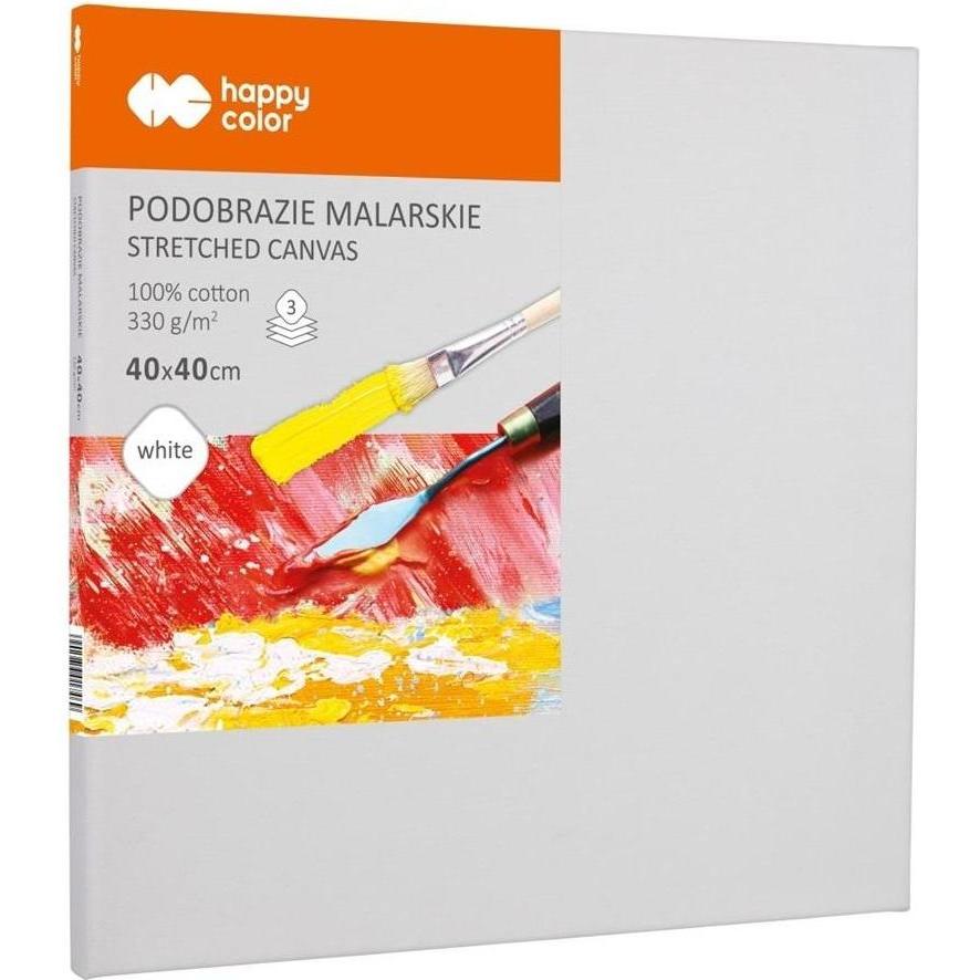 GDD, Telaio telato, Baumwollleinwand 40x40cm GLÜCKLICHE FARBE (40 x 40 cm)