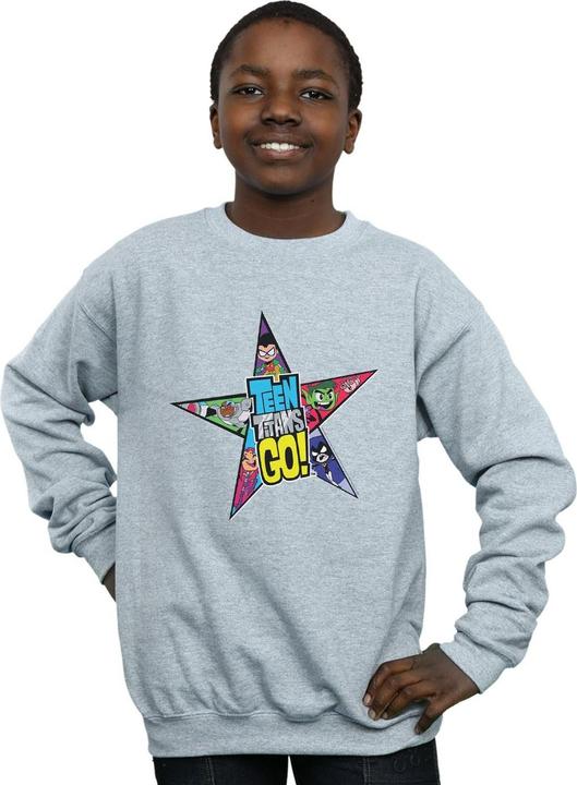 Produktbild Teen Titans Go Star Logo Sweatshirt Jungen (152, 158)